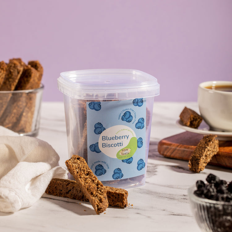 Blueberry Biscotti by Four Thirty