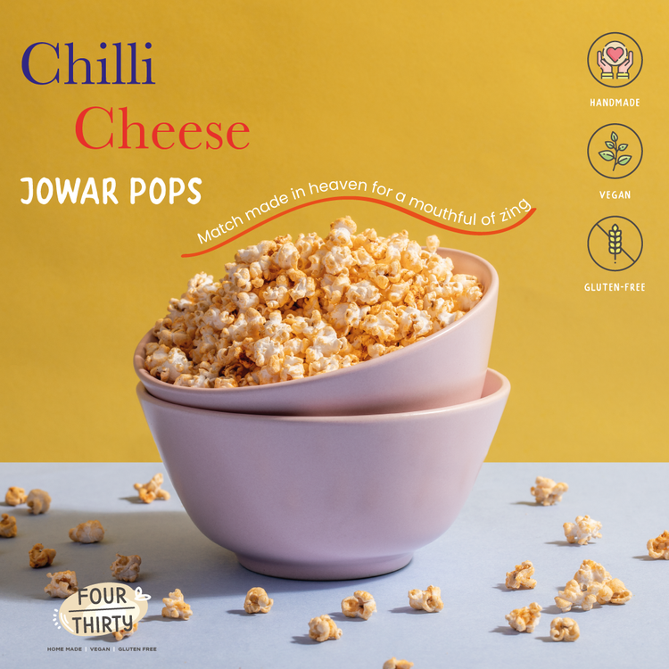 Colorful healthy snack chili cheese pops, creatively arranged in an eye-catching display, perfect for a nutritious snack on the go.