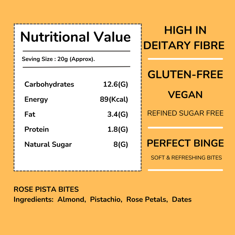 Rose Pista Bites