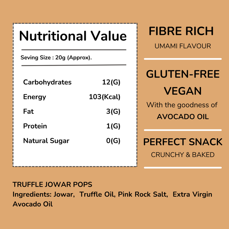 Truffle Jowar Pops