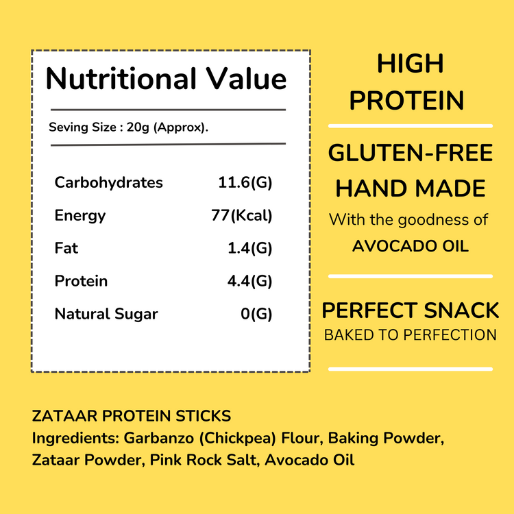 Protein Zataar Sticks