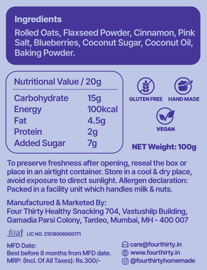 BLUEBERRY BISCOTTI