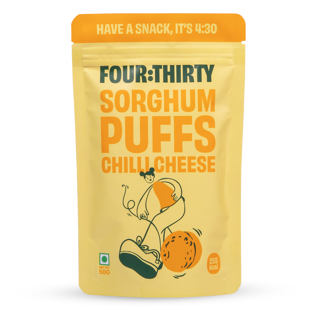 CHILLI CHEESE SORGHUM PUFFS