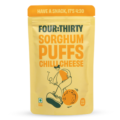 CHILLI CHEESE SORGHUM PUFFS