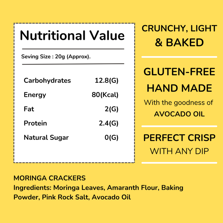 Moringa Crackers