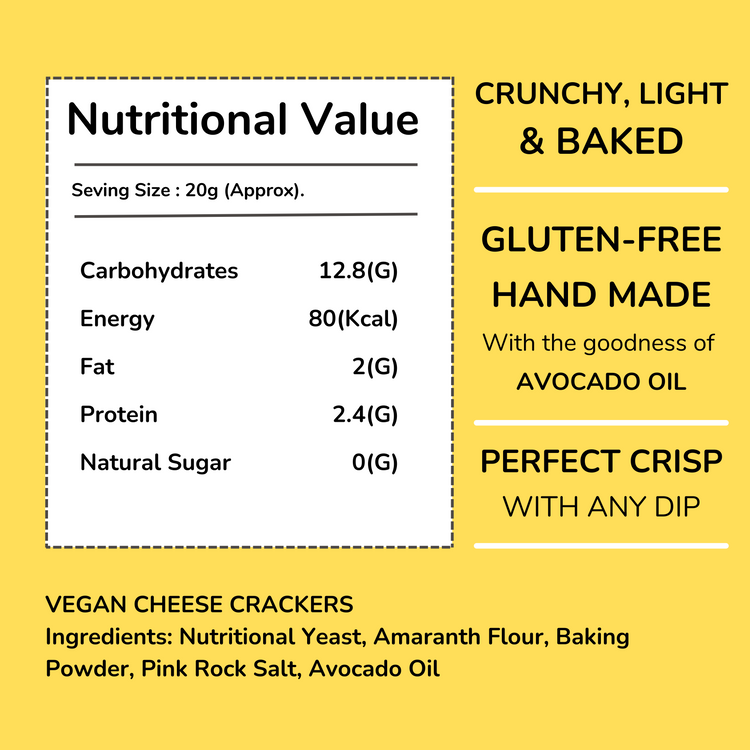 Vegan Cheese Crackers - Junior Special